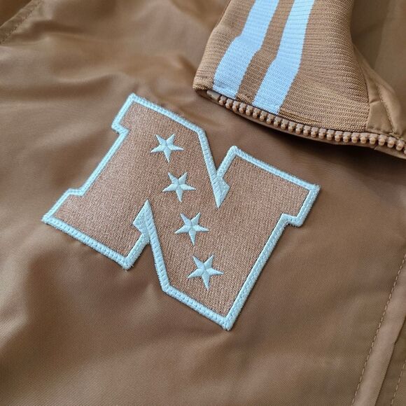 NFL San Francisco 49ers New Era Logo Select Jacket Bronze Tan Men's Size XL New - Picture 7 of 16